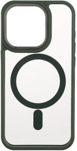 Back Bumper Clear Case MagSerie iPhone 15 Pro Clear Case Green Bumper