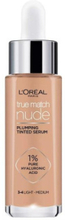 L'Oréal True Match Nude Plumping Tinted Serum Foundation 3-4 Light-Medium 30ml