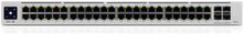 Ubiquiti UniFi Pro 48-Port PoE hanterad L2/L3 Gigabit Ethernet (10/100/1000) Strömförsörjning via Ethernet (PoE) stöd 1U Silver