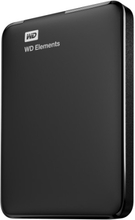 Western Digital WD Elements Portable externa hårddiskar 2 TB Svart