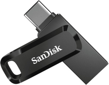 SanDisk Ultra Dual Drive Go USB-sticka 64 GB USB Type-A / USB Type-C 3.2 Gen 1 (3.1 Gen 1) Svart