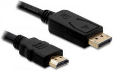DeLOCK Cable Displayport > HDMI m/m 2m Svart