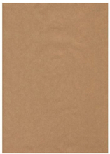 Presentpapper 57cmx10m ribb kraft brun