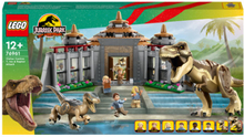 LEGO Jurassic World Jurassic Park Besökscenter: T. rex & raptorattack