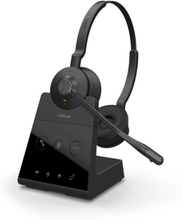 Jabra Engage 65 Stereo Headset Trådlös Huvudband Kontor/callcenter Bluetooth Svart