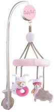 Baby legetøj Baby Nap Brioche Pink med lyd Vugge til baby
