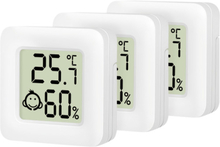 Digital Mini-termometer/hygrometer 3-pack