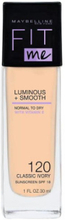 Fit Me Luminous + Smooth Foundation - 120 Classic Ivory