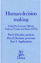 Human decision making (inbunden, eng)