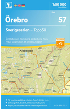 57 Örebro Sverigeserien Topo50 : Skala 1:50 000