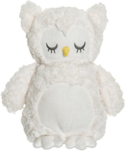 Teddy Heaters Owl Toys Soft Toys White Teddykompaniet