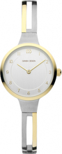 Danish Design IV75Q1287 Horloge Angelica titanium goud- en zilverkleurig 26 mm