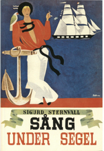 Sång under segel : sjömansvisor, ballader, berättande rimkväden, gångspelslåtar och halartrallar, shanties och ditties (bok, danskt band)