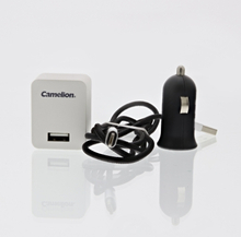 Camelion Camelion USB-oplader til Lightning Apple og Micro-USB