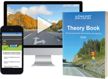 Theory Book 2024 + online tests (häftad, eng)
