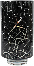 Nybro Crystal - Desert lykt/vase 27 cm svart