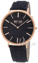 So & Co New York 5103.5 SoHo Blå/Lær Ø41 mm