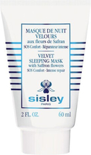 Velvet Sleeping Mask with Saffron Flowers - Maska do twarzy na noc
