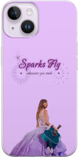 Apple iPhone 15 Plus Läpinäkyvä kuori Taylor Swift - Sparks Fly