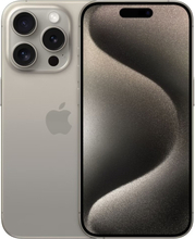 Apple iPhone 15 Pro , 15,5 cm (6.1"), 2556 x 1179 pikseliä, 256 GB, 48 MP, iOS 17, Titaani