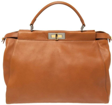 Pre -eid Leather Large Peekaboo Top Handle Bag