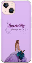Apple iPhone 13 Läpinäkyvä kuori Taylor Swift - Sparks Fly
