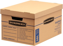 Fellowes SmoothMove™ Umzugsbox 26x32x44 cm (38L) - Aufbewahrungsbox - Natürlich - Rechteckig - Karton - Muster - 38 l (6203801)