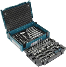 Makita E-08713, Musta, Sininen, 120 työkalua