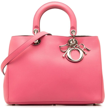 Pre-owned Dior Medium Diorissimo Satchel Pink