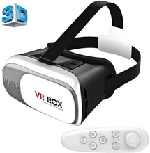 VR BOX 2.0 3D-lasit Bluetooth & Remote - 3,5-6" Näyttö