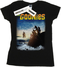 The Goonies Womens/Ladies Ship Poster Cotton T-Shirt