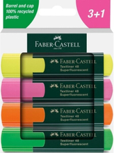 Faber-Castell Textliner 48 Marker 4 Stück(e) Grün - Orange - Pink - Gelb (254844)