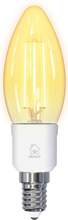 DELTACO SMART HOME LED-älylamppu, hehkulankajäljitelmä, E14, valkoinen