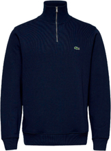 Lacoste Zip Knit Pullover Navy