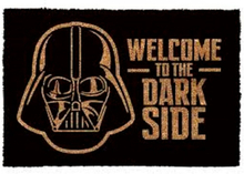 Star Wars Welcome To The Dark Side Darth Vader Door Mat