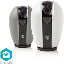 Nedis SmartLife Sisäkamera | Wi-Fi | Full HD 1080p | Kääntö/kallistus | MicroSD (ei sisälly) / Pilvipalvelutallennus (valinnainen) | Liiketunnistimell