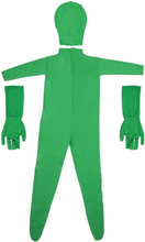 Photo Stretchy Body Green Screen Suit Video Chroma Key Tight Suit, Size: 180cm(Green Split)
