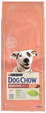 PURINA DOG CHOW Adult Sensitive lohen kanssa - koiran kuivaruoka - 14 kg
