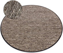 NEPAL 2100 ympyrä stone, harmaa matto - villainen, kaksipuolinen, cirkel 100 cm