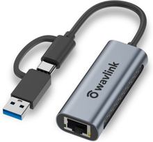 Wavlink NWU330GCA Gigabit Ethernet Adapter Type-C to 2.5 Network Card RJ45 LAN USB3.0 Converter
