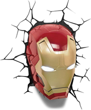 Iron Man 3 Maski 3D Koristelamppu