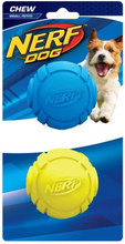 Lelu koirille NERF Rubber Curve Ball, 2pk, S sininen/vihreä