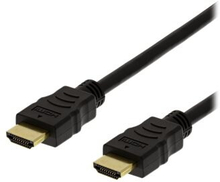 Deltaco HDMI-1060D-FLEX, 7 m, HDMI-tyyppi A (vakio), HDMI-tyyppi A (vakio), 10,2 Gbit/s, Musta