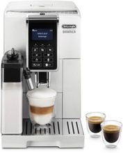 De’Longhi ECAM350.55.W, Espressokone, 1,8 L, Kahvipavut, Sisäänrakennettu jauhin, 1450 W, Ruostumaton teräs, Valkoinen