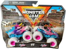 Monster Jam 1:64 2-pack Sparkle Smash Vs Sparkle Smash
