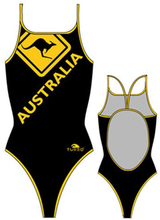 Turbo Australian Kangaroo Signal -uimapuku Musta 5-6 Years Tyttö