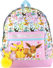 Pokemon Girls Besties Glitter Pikachu Backpack
