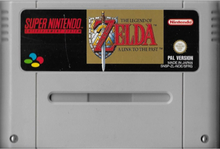 The Legend of Zelda A Link to the Past Super Nintendo SNES NOE Saksan kieli (Käytetty)