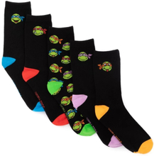 Teenage Mutant Ninja Turtles Unisex Adult Socks (Pack of 5)
