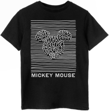 Disney Unisex Adult Unknown Pleasures Mickey Mouse Cotton T-Shirt